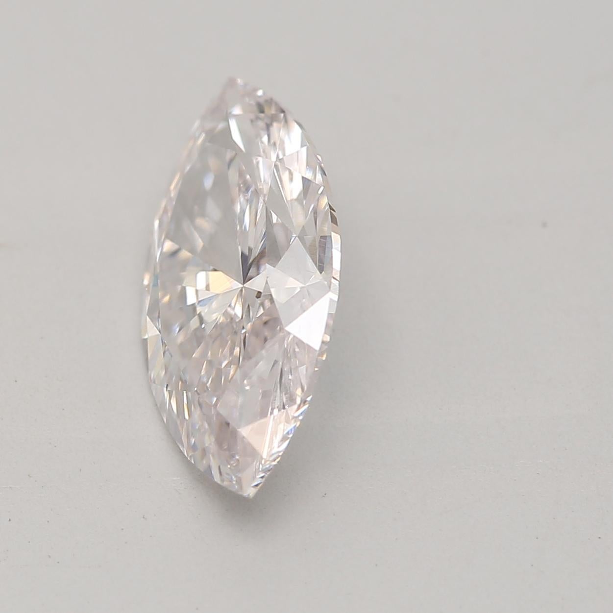 Women's or Men's GIA Certified 1.03 Carat Faint Pink VVS2 Clarity Diamond For Sale
