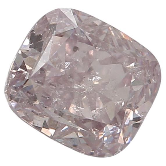 GIA Certified 0.70 Carat Fancy Brownish Purplish Pink I1 Clarity Diamond