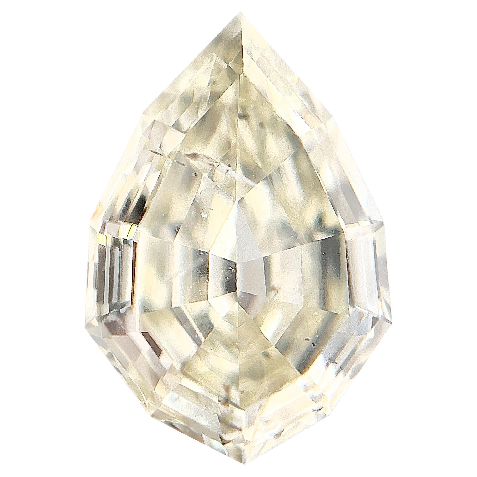 Certifié par le Gia 1,03 carat M I1  Diamant en forme de poire