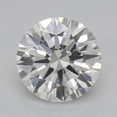 GIA Certified 1.03 Carat Round Solitaire Knife-Edge Diamond Ring