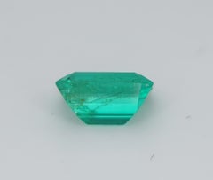GIA Certified 1.03ct Colombian Emerald, Emerald Cut, Unisex, 1990