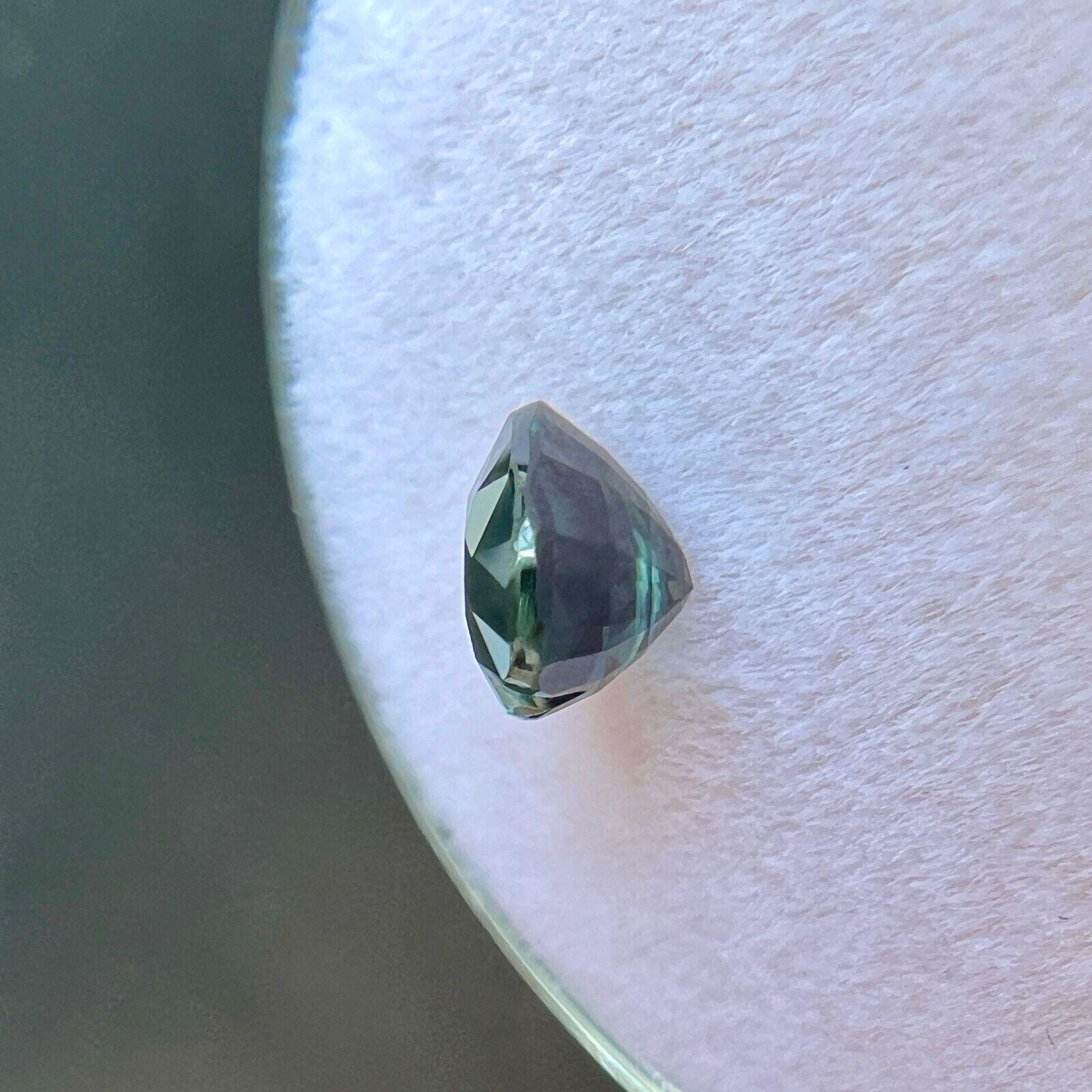 GIA zertifiziert 1,03ct tiefblauer Saphir unbehandelt Herzschliff natürlich 6,2x5,4mm im Angebot 3