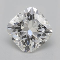 GIA Certified 1.04 Carat Cushion Halo Triple Pave Band Diamond Ring