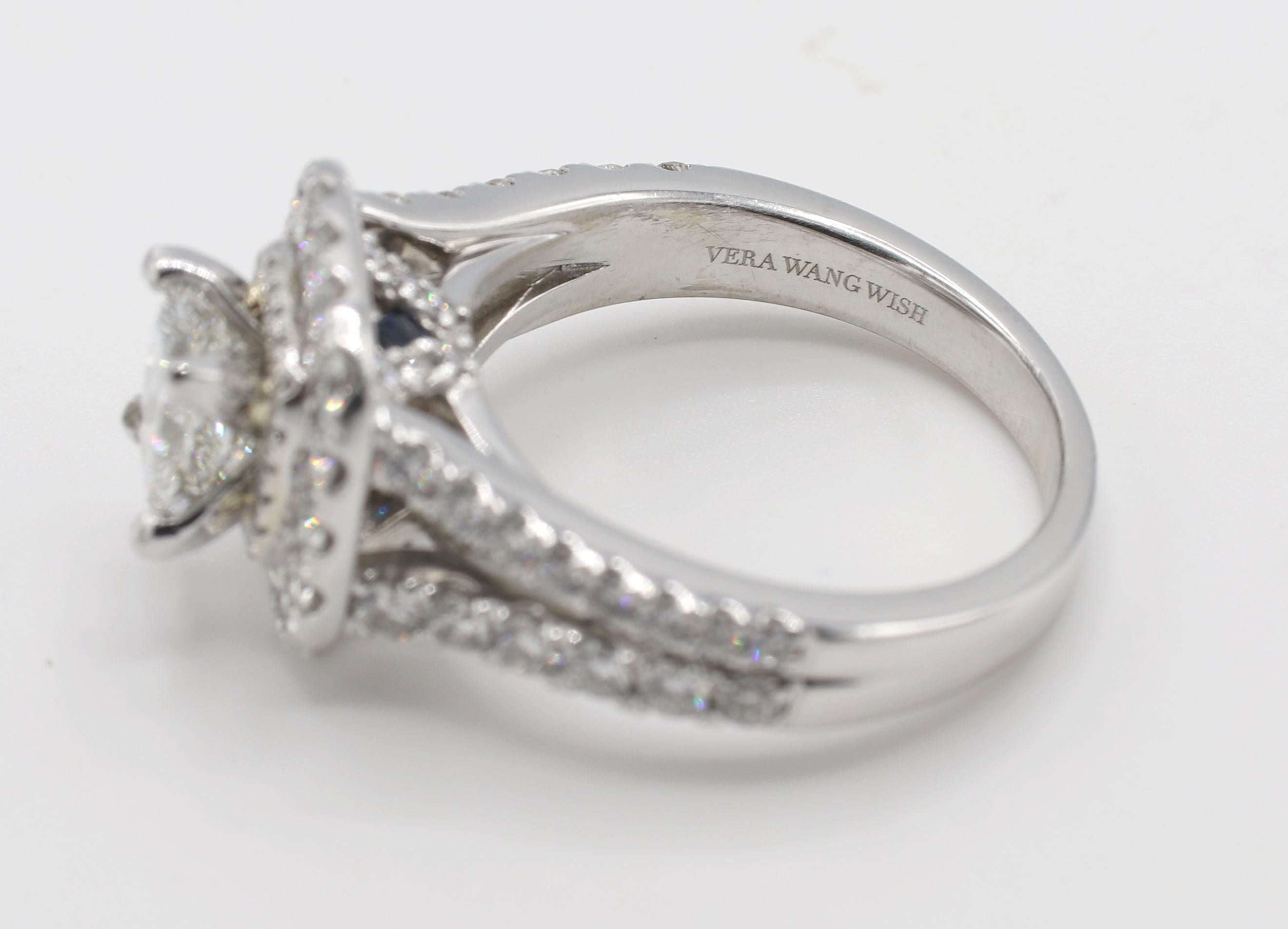 vera wang engagement rings with sapphire