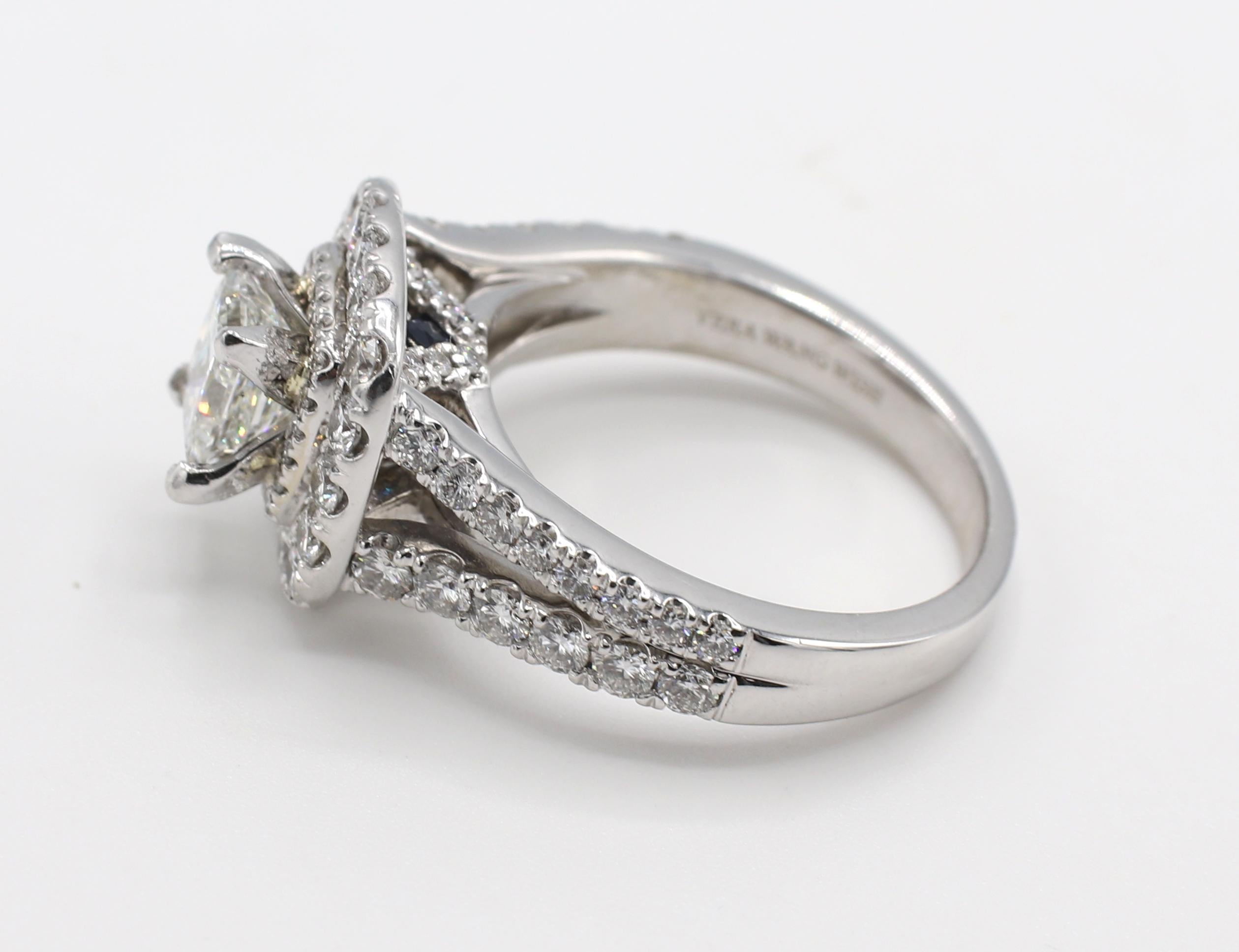 vera wang princess cut ring
