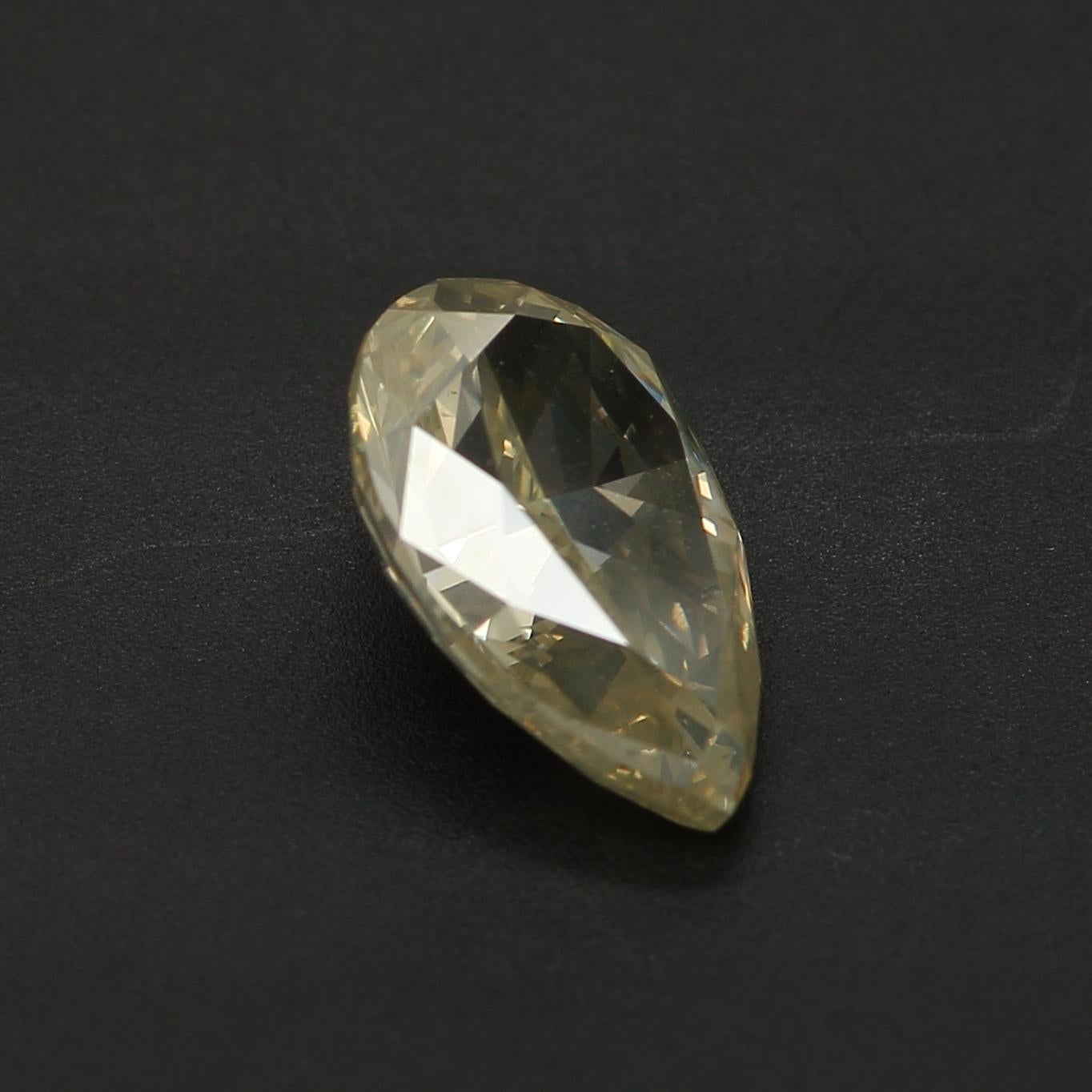 Women's or Men's GIA Certified 1.04 Carat Q - R Colour SI1 Clarity Diamond For Sale