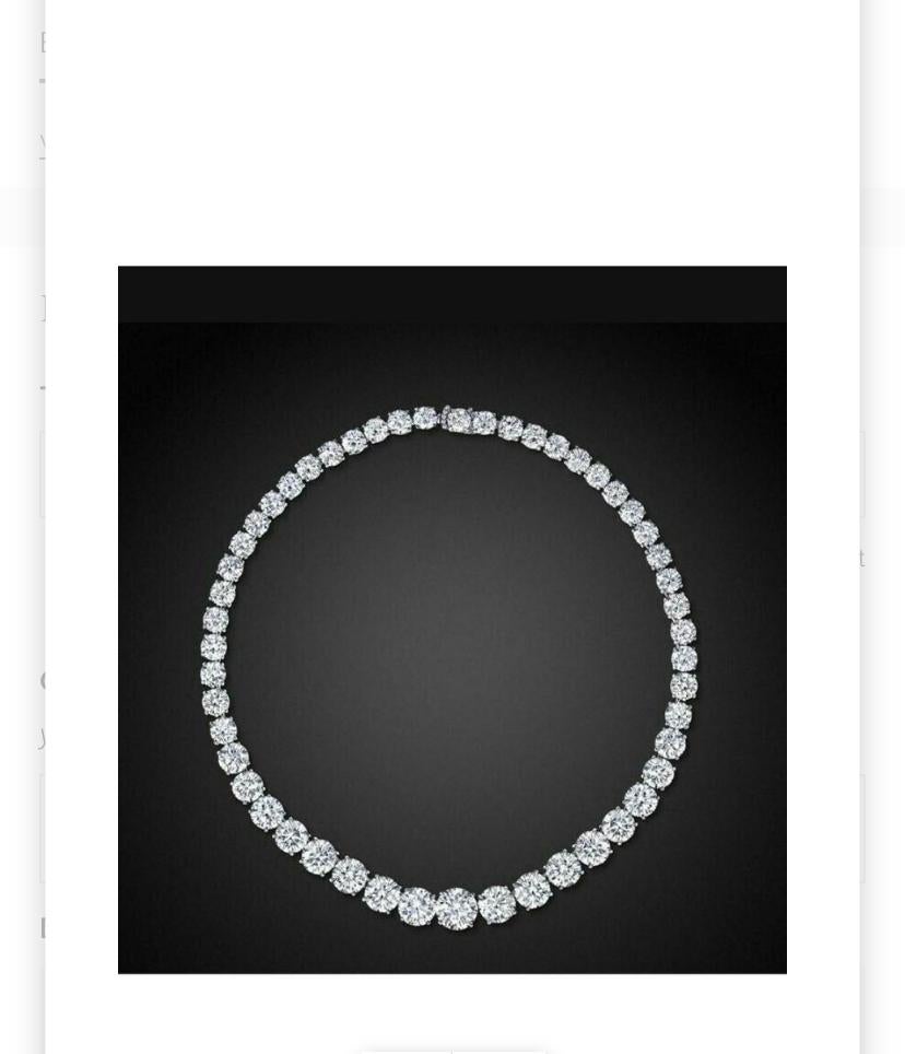 Platin Riviera, GIA-zertifizierte 104,00 Karat natürliche Diamanten  Halskette/Choker im Angebot 3