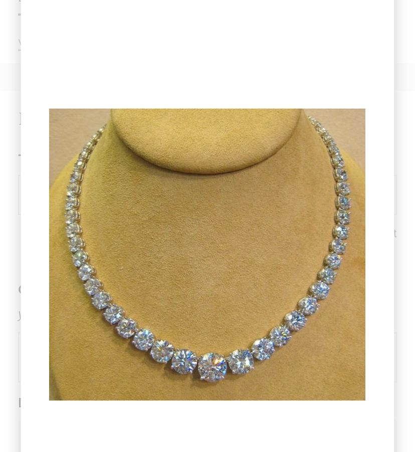 Platin Riviera, GIA-zertifizierte 104,00 Karat natürliche Diamanten  Halskette/Choker im Angebot 4
