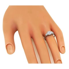 GIA Certified 1.04ct Diamond Engagement Ring