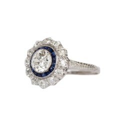 GIA Certified 1.05 Carat Diamond Platinum Engagement Ring