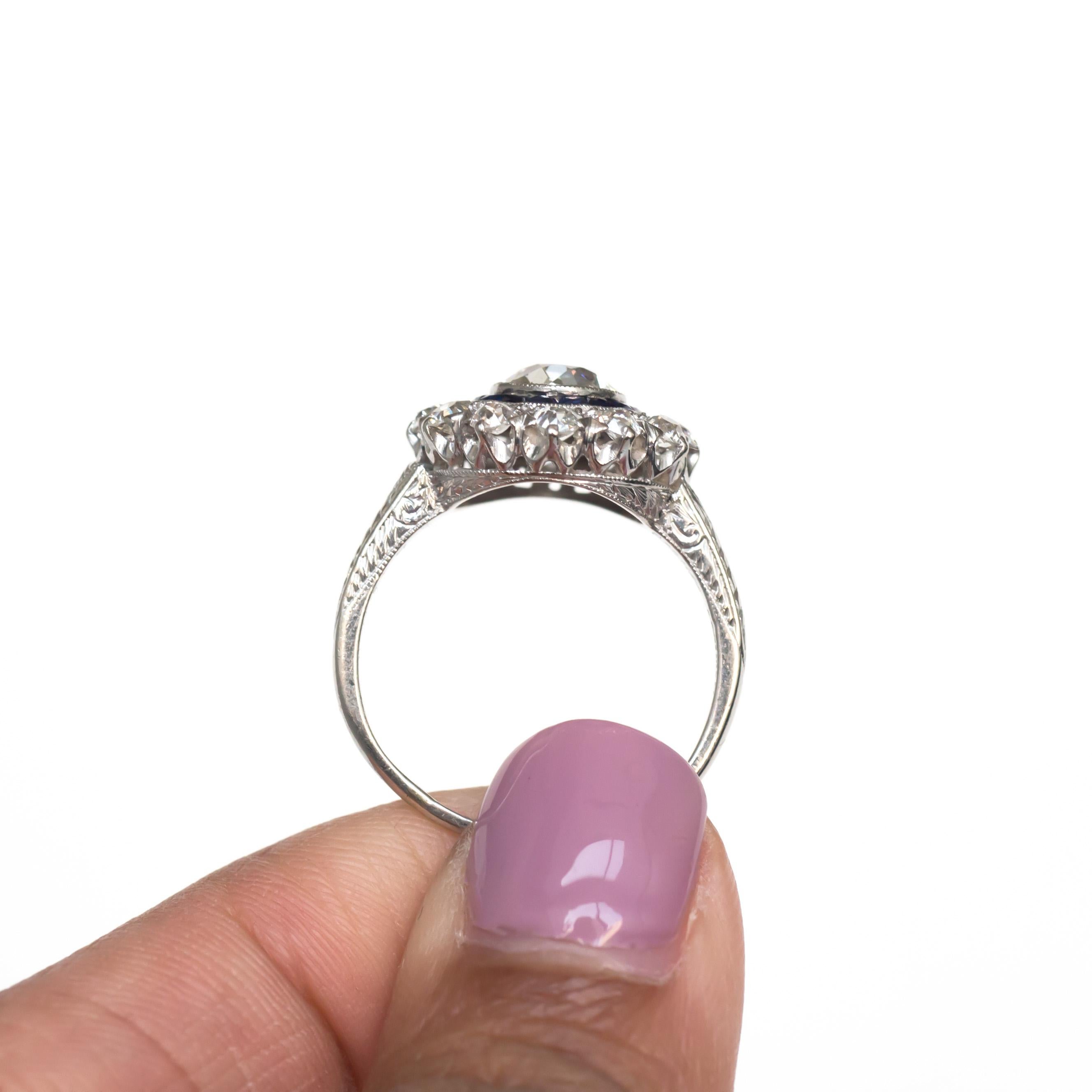 Donna Anello di fidanzamento in platino con diamante certificato GIA da 1.05 carati in vendita