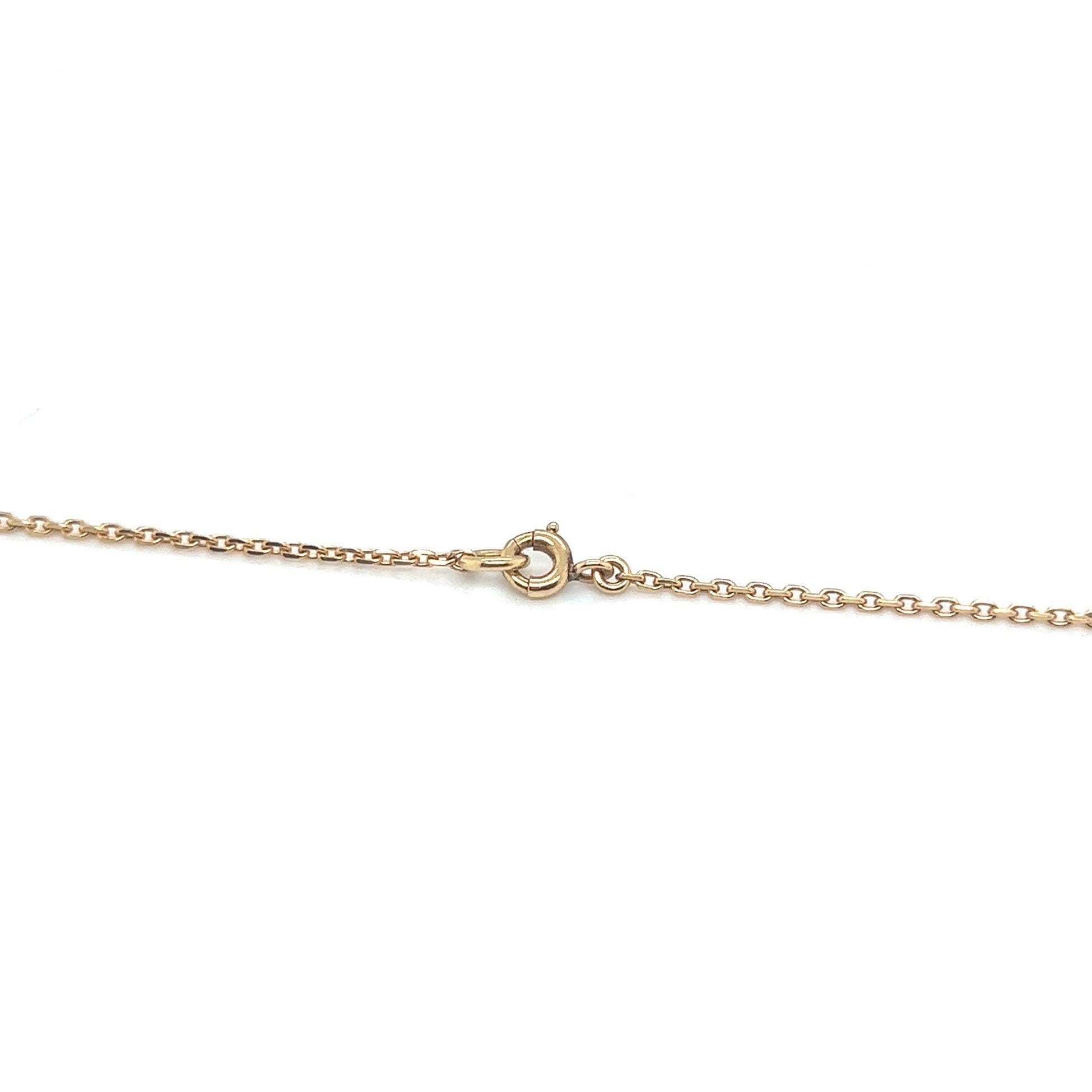 Women's or Men's GIA Certified 1.06 Carat Heart-Shape Diamond 18 Karat Yellow Gold Necklace For Sale