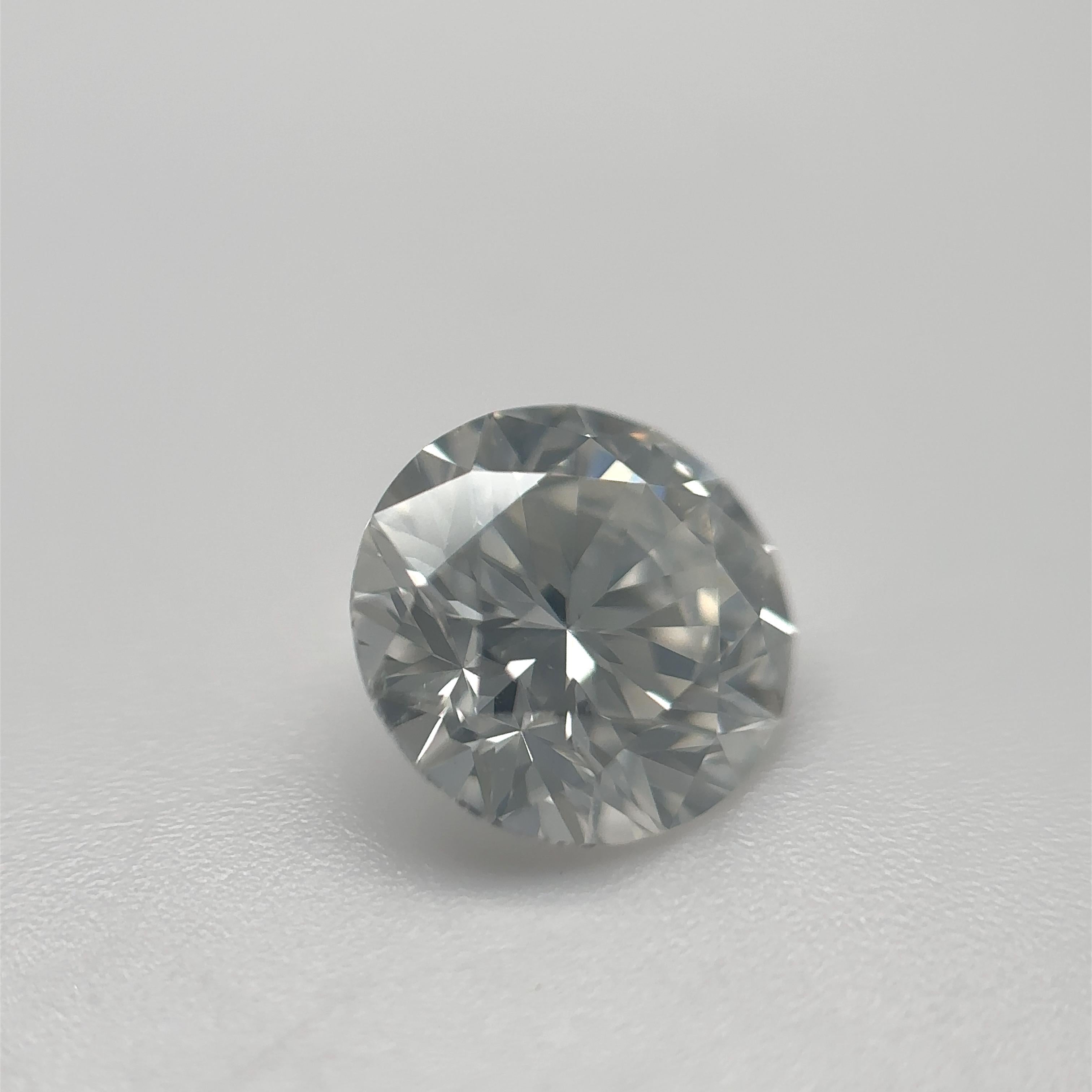 Diamant naturel brillant rond de 1.06 carats certifié par la GIA (bagues de fiançailles) Unisexe en vente