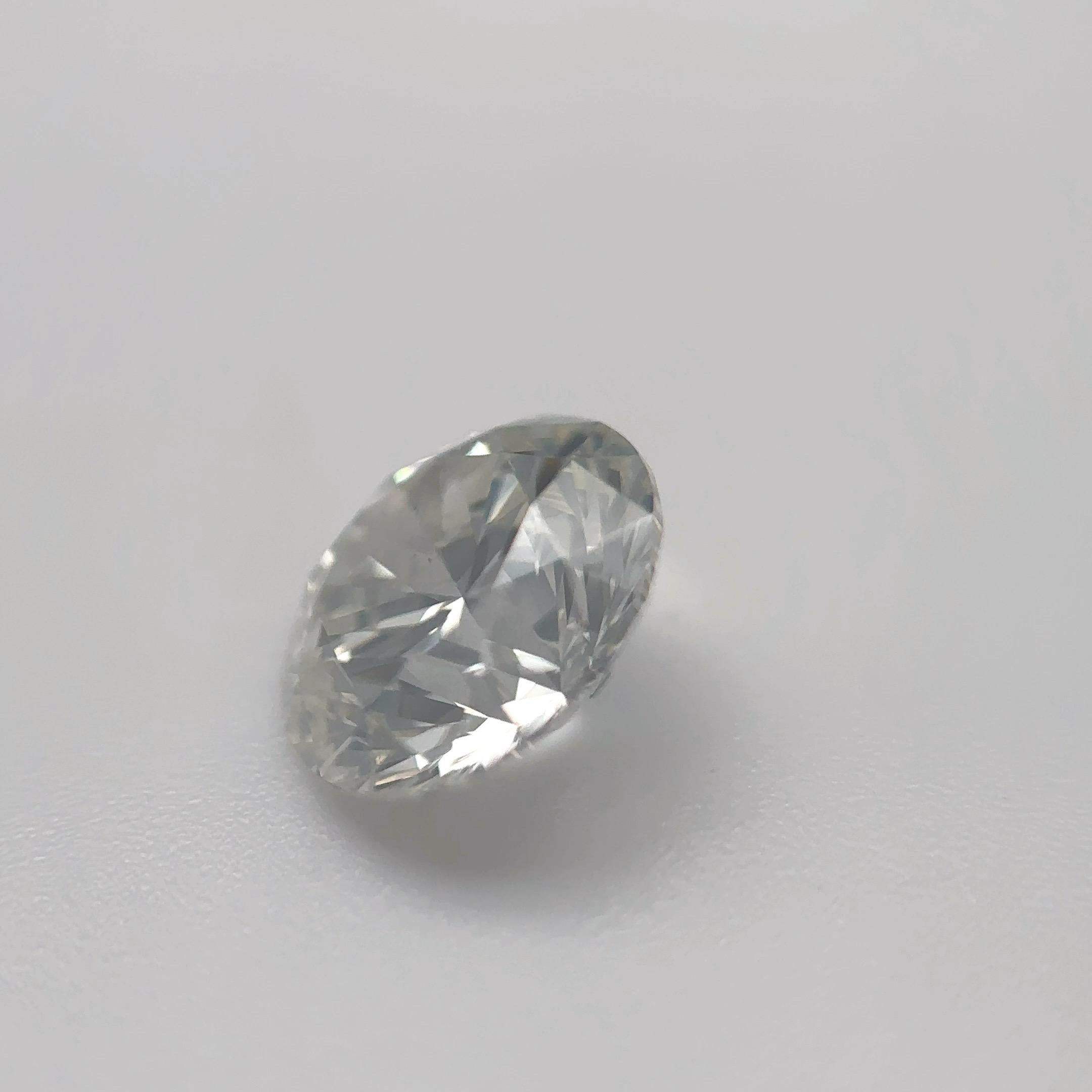 Diamant naturel brillant rond de 1.06 carats certifié par la GIA (bagues de fiançailles) en vente 1