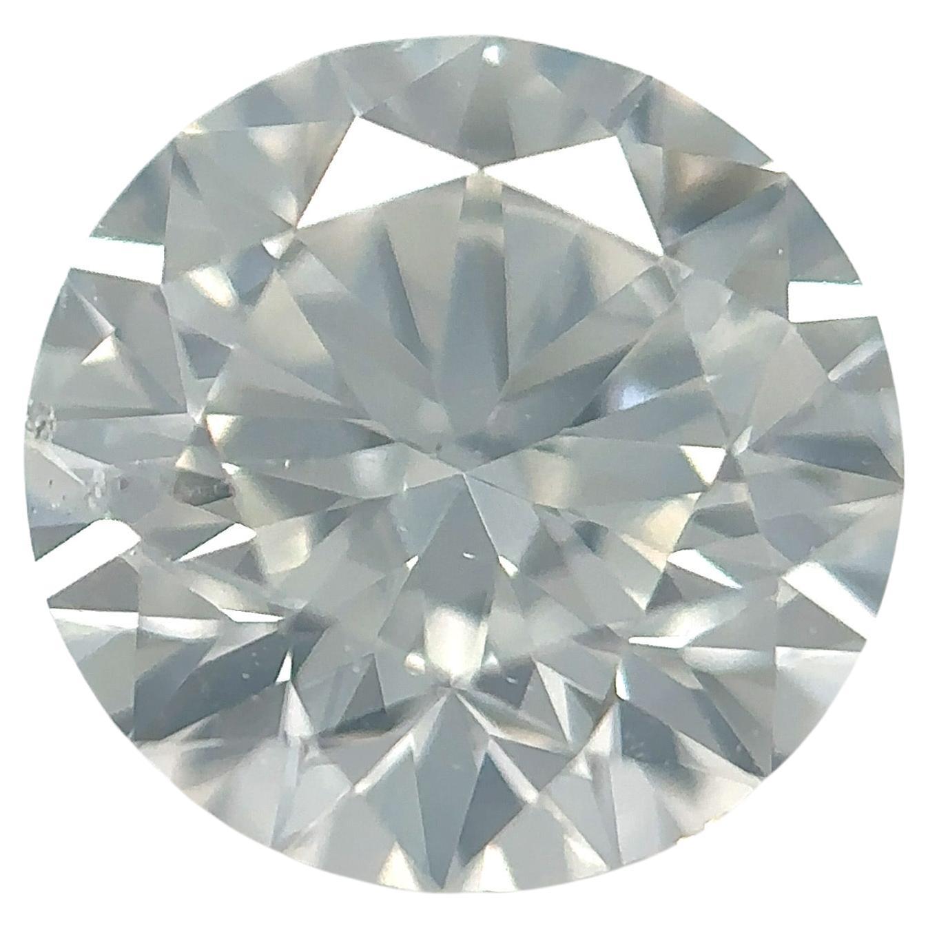 Diamant naturel brillant rond de 1.06 carats certifié par la GIA (bagues de fiançailles) en vente