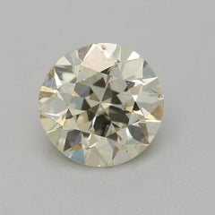 GIA Certified 1.07 Carat O - P Colour SI2 Clarity Diamond
