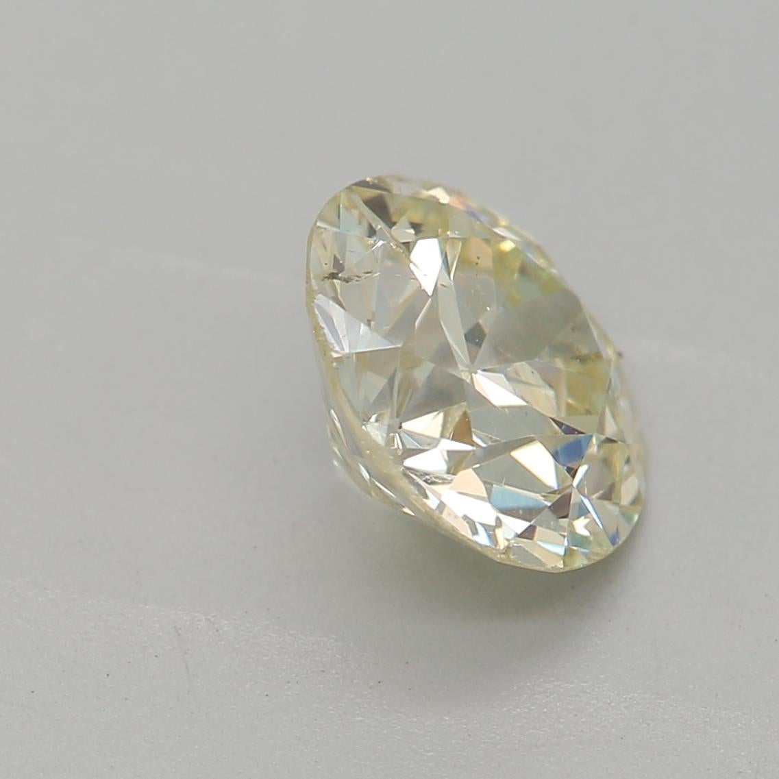 Women's or Men's GIA Certified 1.07 Carat O - P Colour SI2 Clarity Diamond For Sale