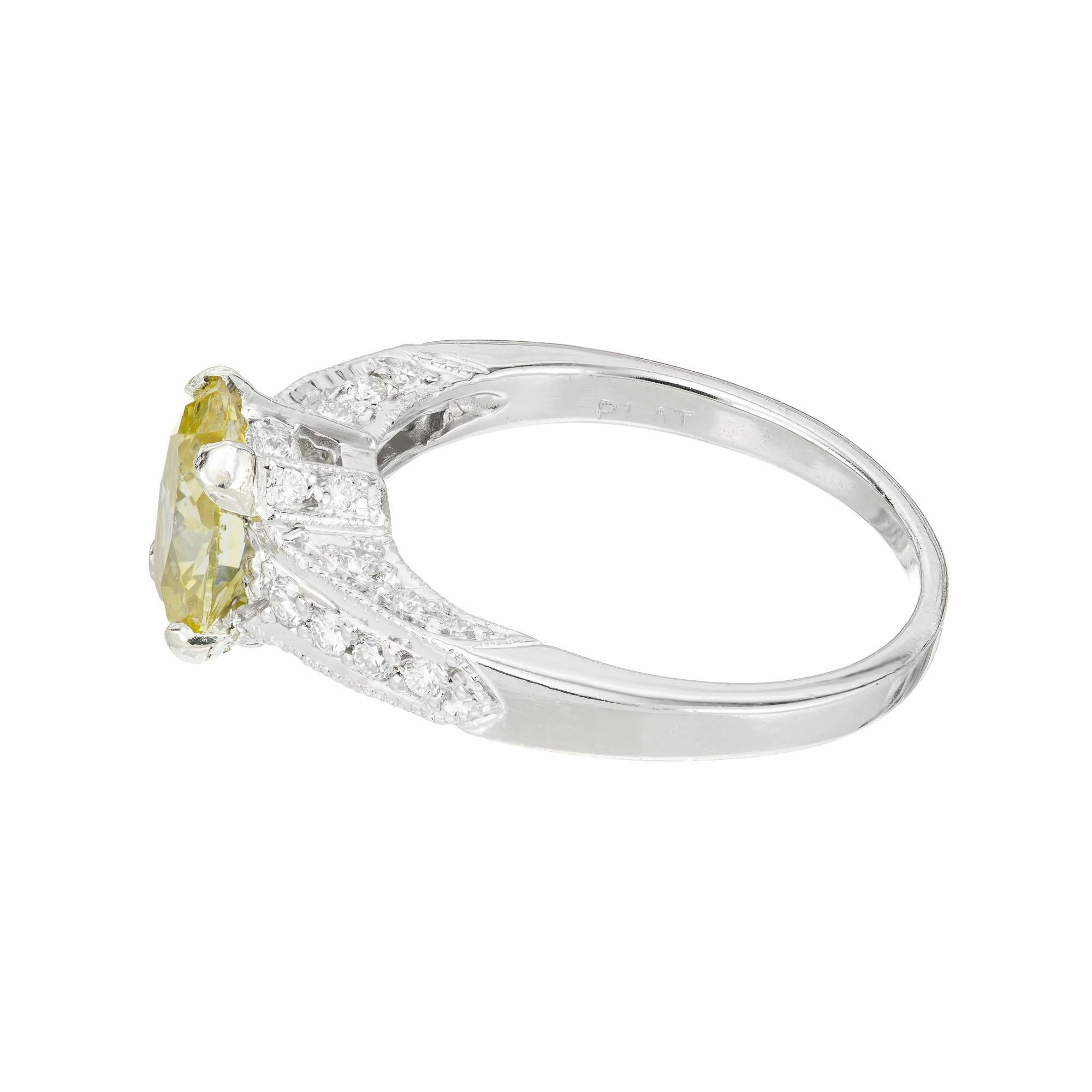 oval yellow diamond engagement rings