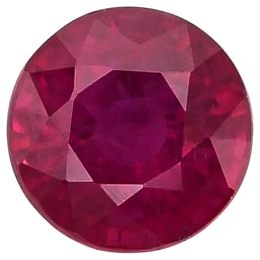 GIA Certified 1.07 Carats Natural Burma Ruby, Ruby Gemstone, July Birthstone For Sale