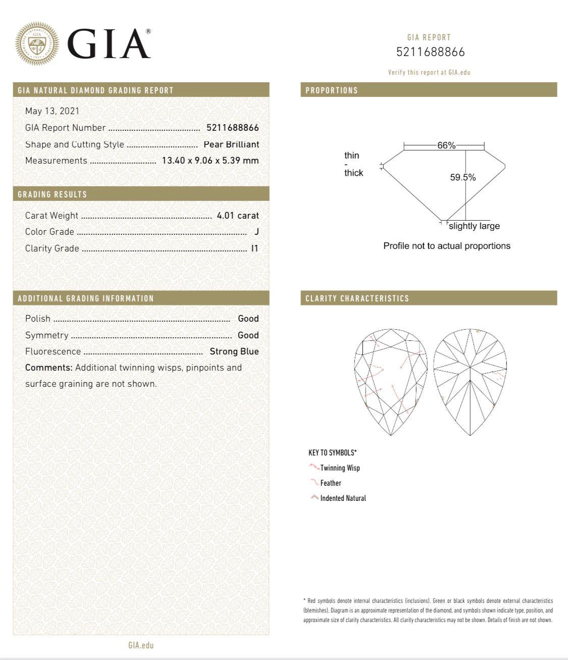 GIA Certified 10.70ct. Diamond Drop Earrings Mounted Pear & Round Diamonds For Sale 2