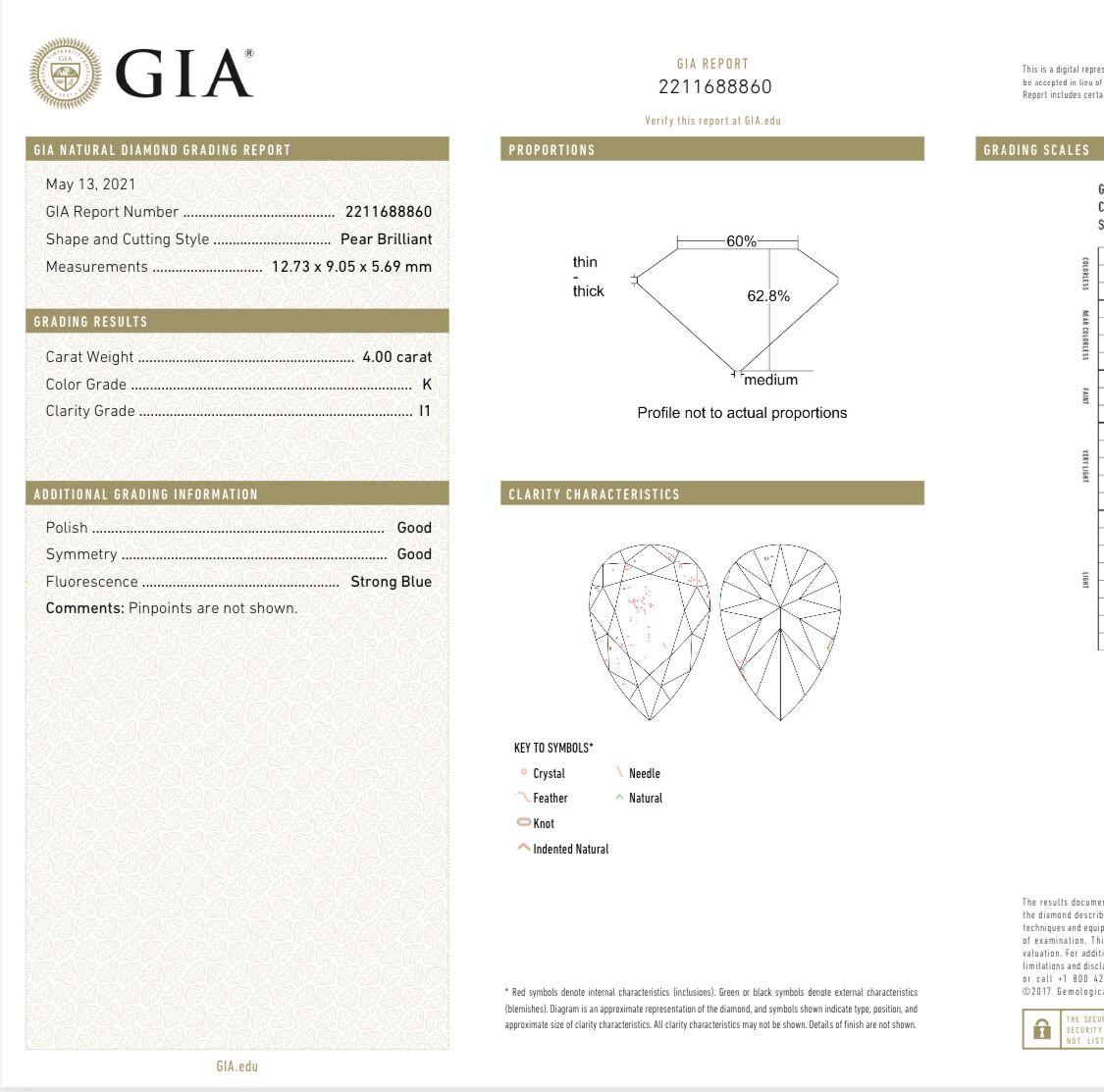 GIA Certified 10.70ct. Diamond Drop Earrings Mounted Pear & Round Diamonds For Sale 3