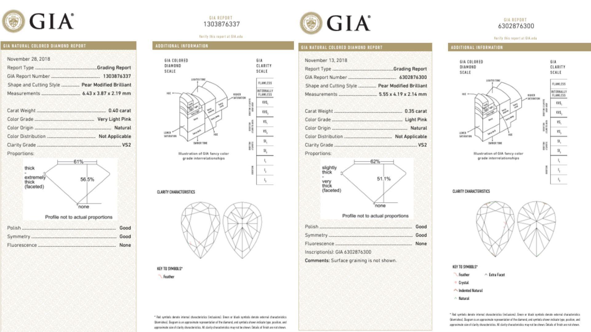 GIA Certified 10.78 Carat Heart Cut Pink Diamond Cluster Stud Earrings in 18k For Sale 4