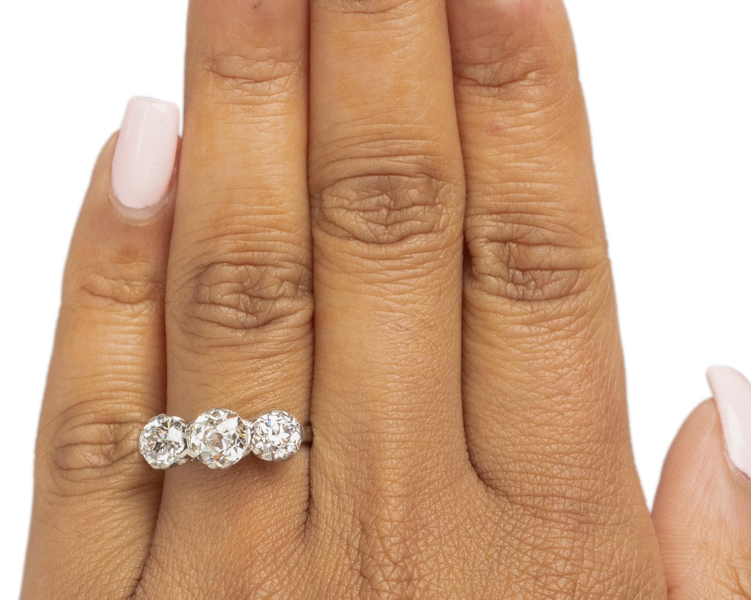 Donna Anello di fidanzamento in platino con diamante Art Deco certificato GIA da 1.08 carati in vendita