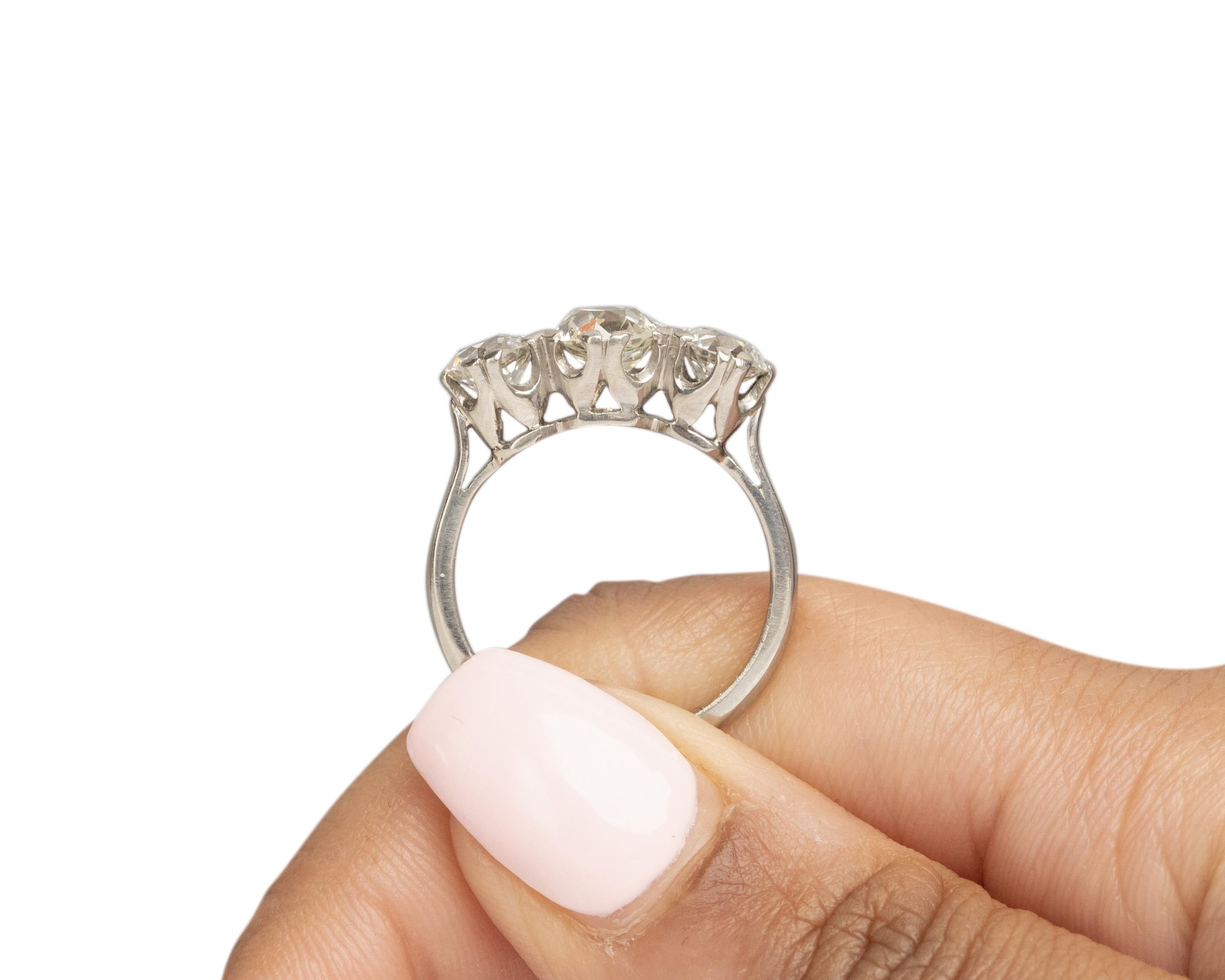 Anello di fidanzamento in platino con diamante Art Deco certificato GIA da 1.08 carati in vendita 3