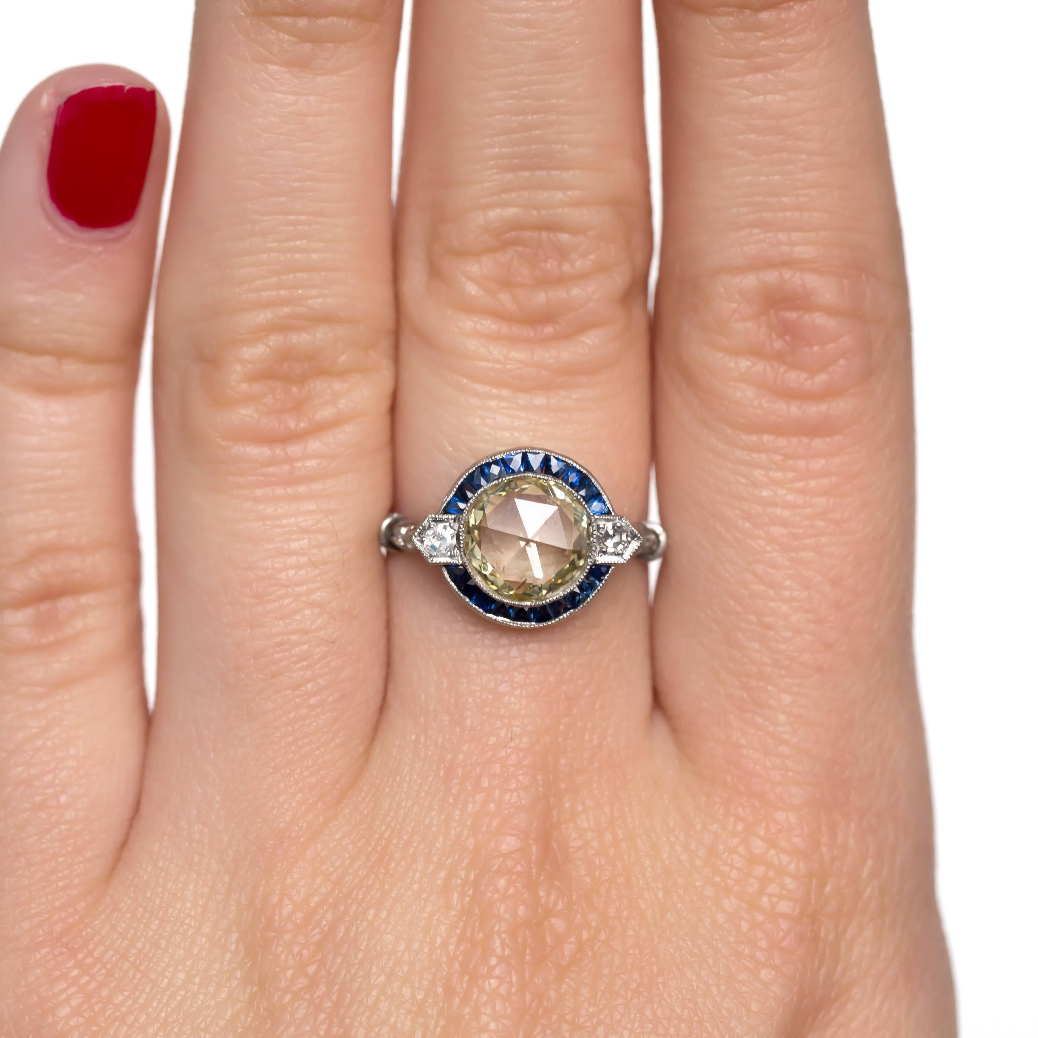 Women's or Men's GIA Certified 1.08 Carat Diamond Platinum Engagement Ring