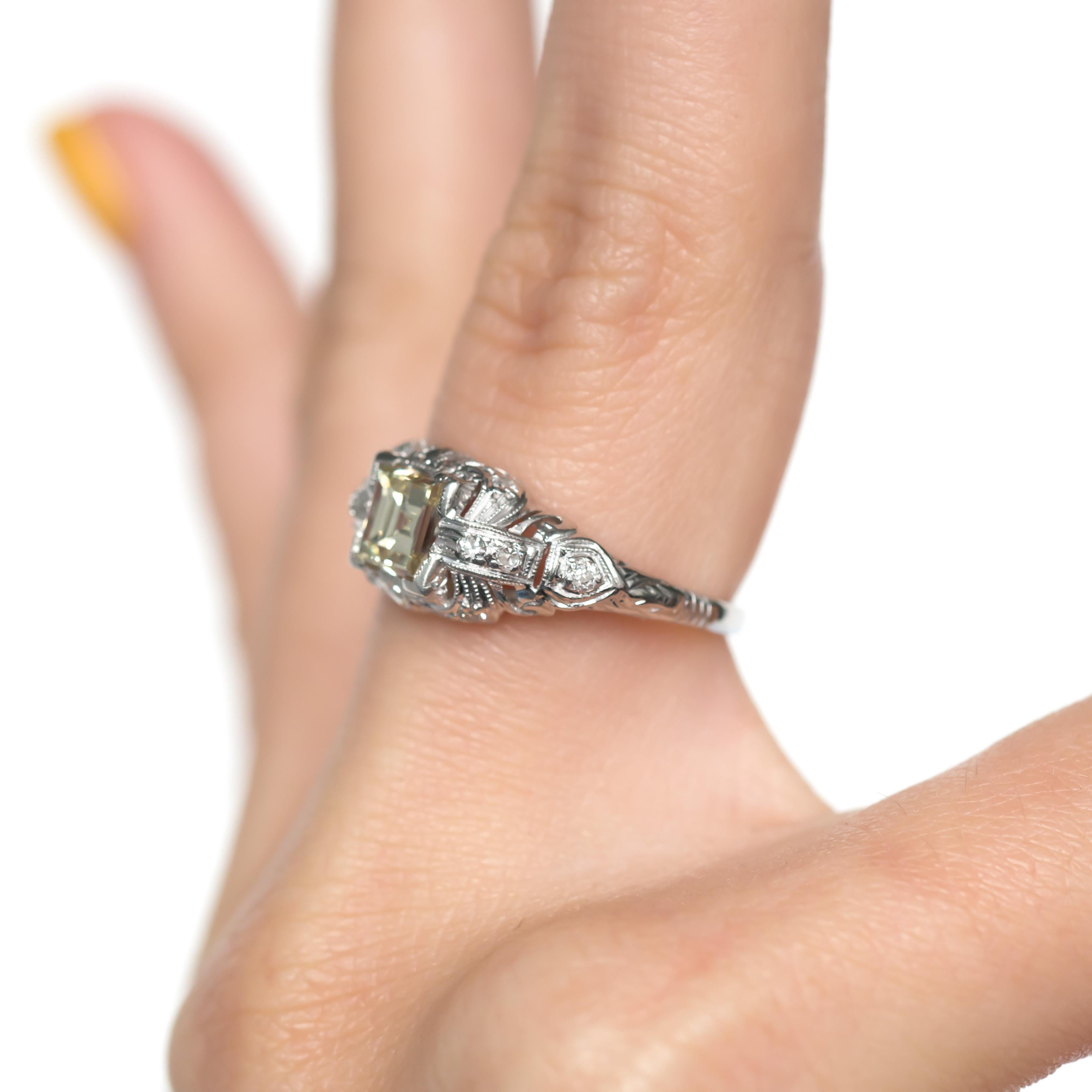 GIA Certified 1.08 Carat Diamond Platinum Engagement Ring 2