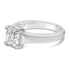 Tiffany & Co. GIA 1.08 Carats Radiant Cut Diamond Solitaire Engagement Ring