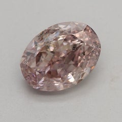 GIA Certified 1.09 Carat Fancy Brown Pink I1 Clarity Diamond