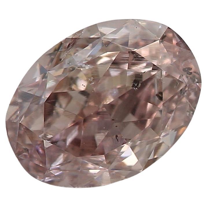 GIA Certified 1.09 Carat Fancy Brown Pink I1 Clarity Diamond
