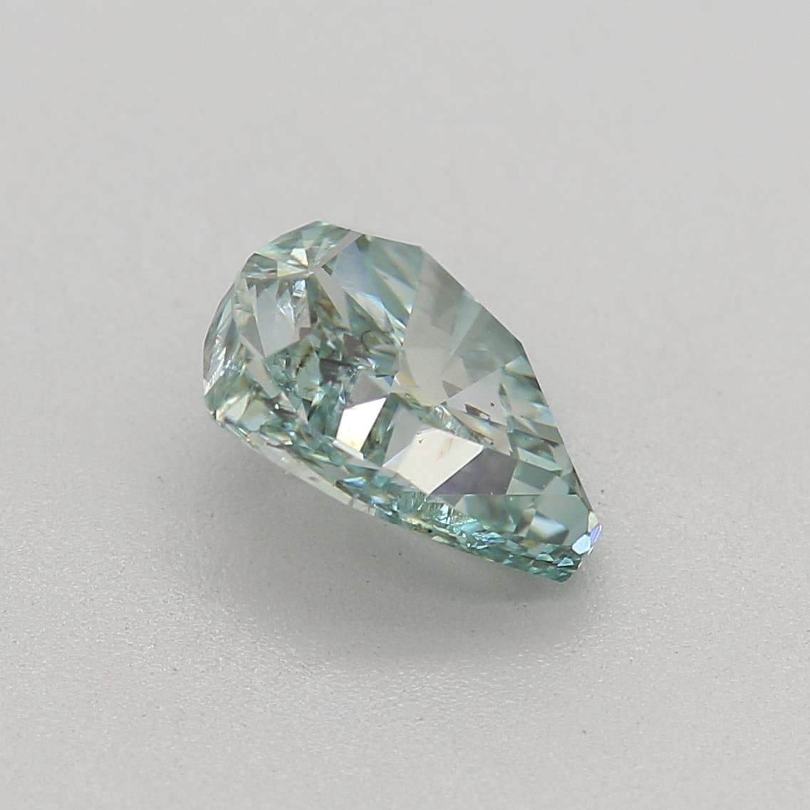 GIA Certified 1.09 Carat Fancy Deep Bluish Green I1 Clarity Diamond In New Condition For Sale In บางรัก, TH