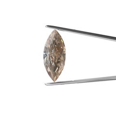 GIA Certified 1.09 Carat Fancy Pink-Brown VVS2 Marquise Diamond