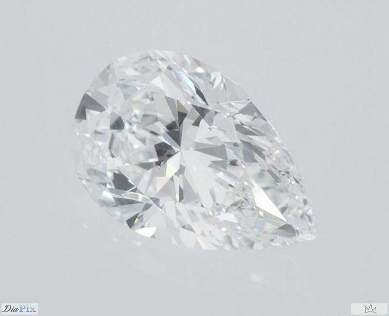 Pear Cut GIA Certified 1.09 Carat Pear Shape Cut Loose Diamond E / IF For Sale