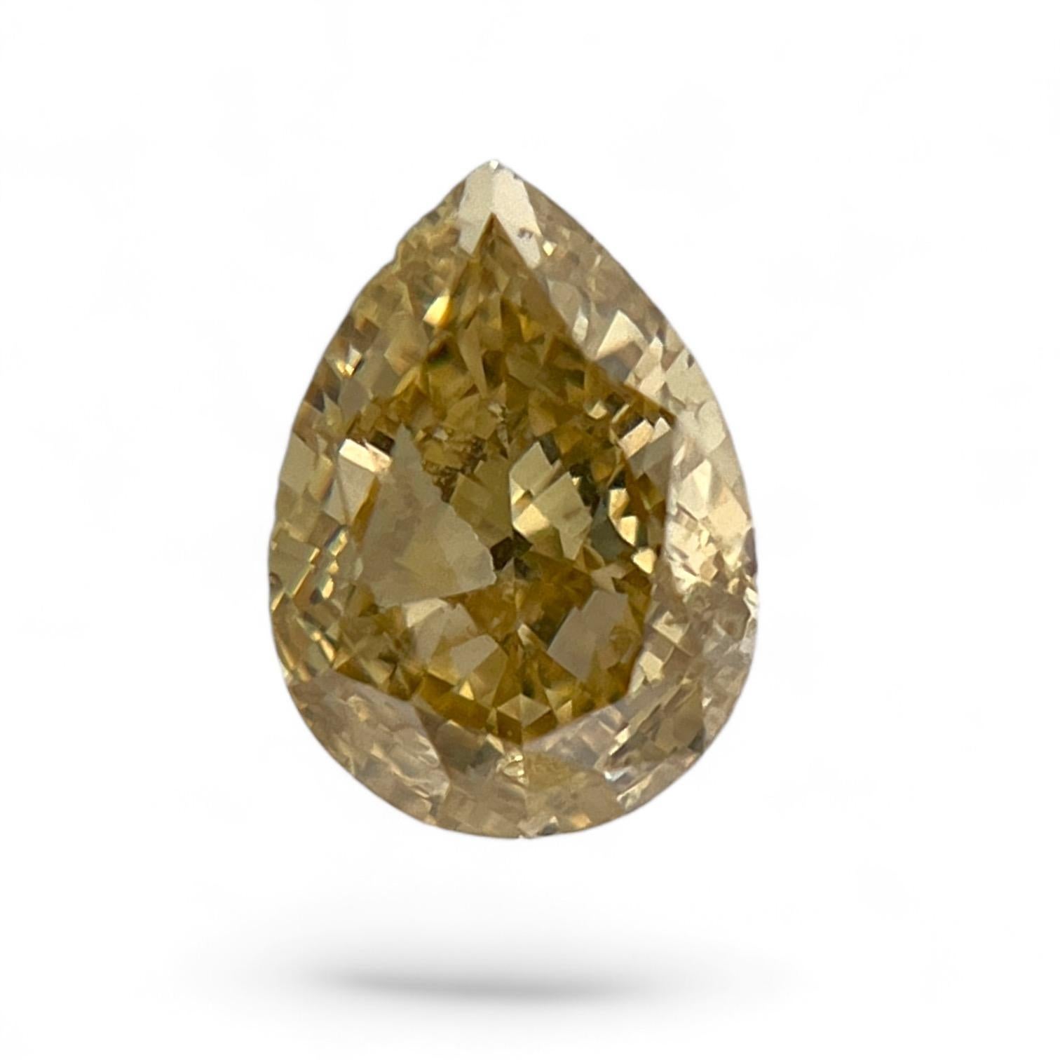 DESCRIZIONE DELL'ARTICOLO

Forma della pietra: Pera
Peso del diamante: 1,09 Carati
Colore: giallo bruno Fancy Depp
Misure: 7,80 x 5,58 x 3,40 mm
Simmetria: Buona
Polacco: Eccellente
Fluorescenza: Debole
Laboratorio di certificazione: GIA
Certificato
