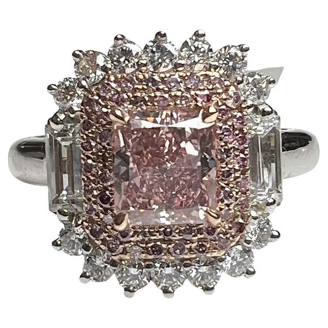 NWT $350, 000 18KT Gold Rare GIA Certified Magnificent Fancy Pink ...