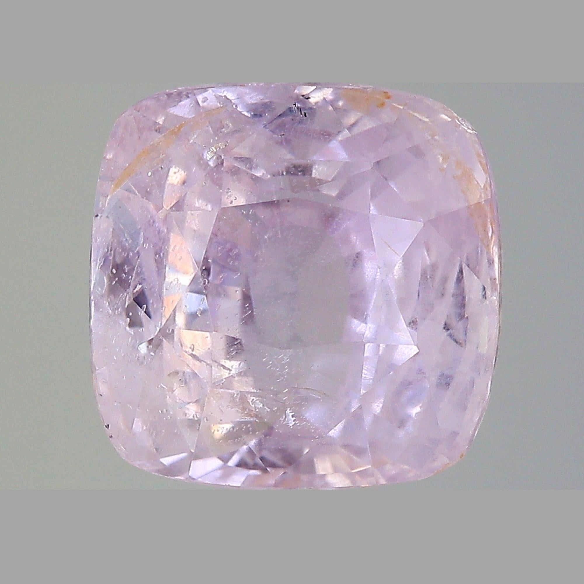 Moderne GIA Certified 11 Carat Bubble Gum Pink Sapphire Cushion Cut Ceylon Loose Stone (pierre de Ceylan taillée en coussin) en vente