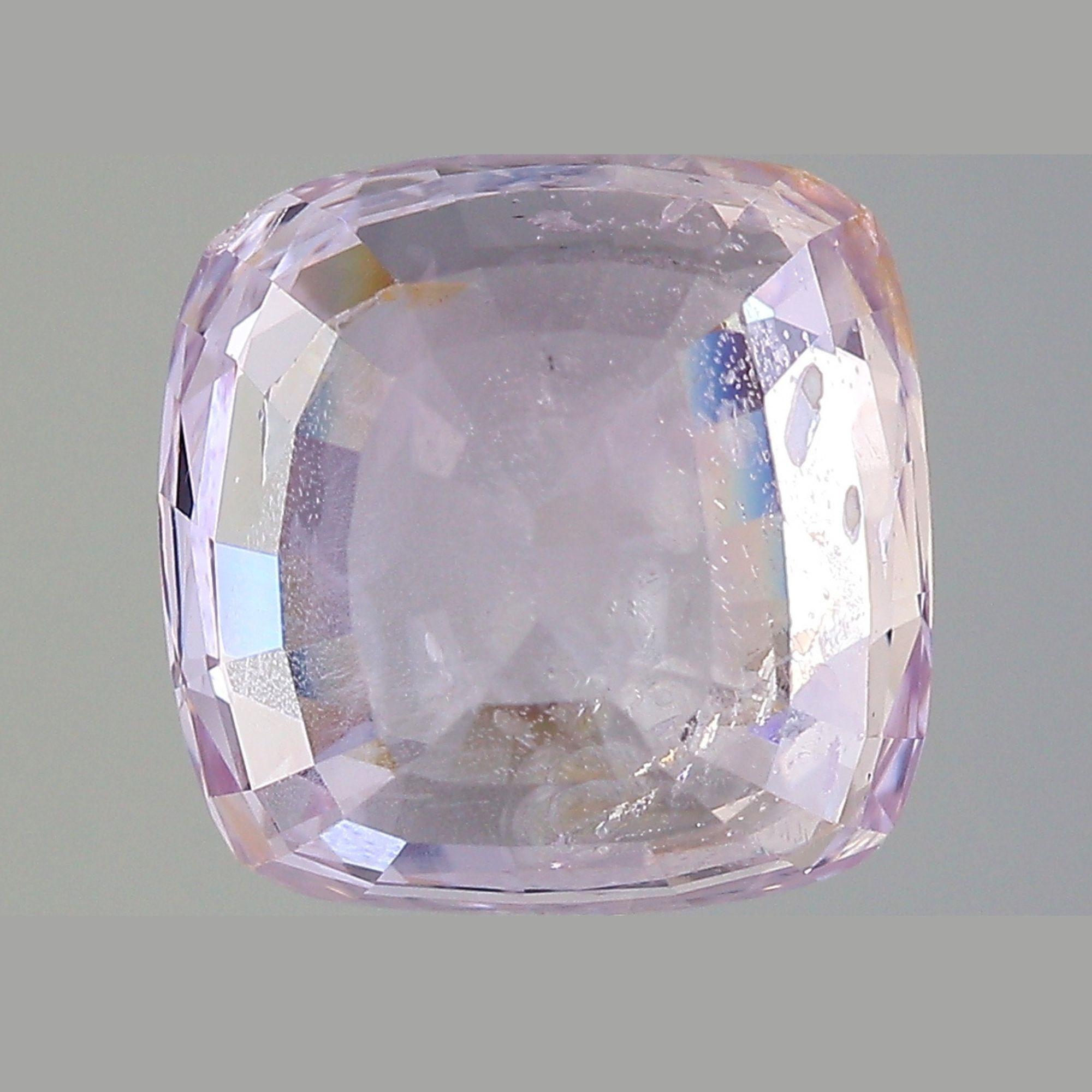 GIA Certified 11 Carat Bubble Gum Pink Sapphire Cushion Cut Ceylon Loose Stone (pierre de Ceylan taillée en coussin) Pour femmes en vente