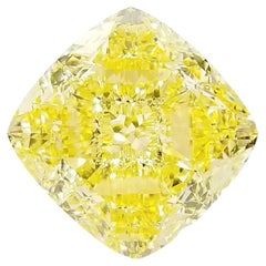 GIA Certified 11.00 Carats Fancy Yellow Diamond 