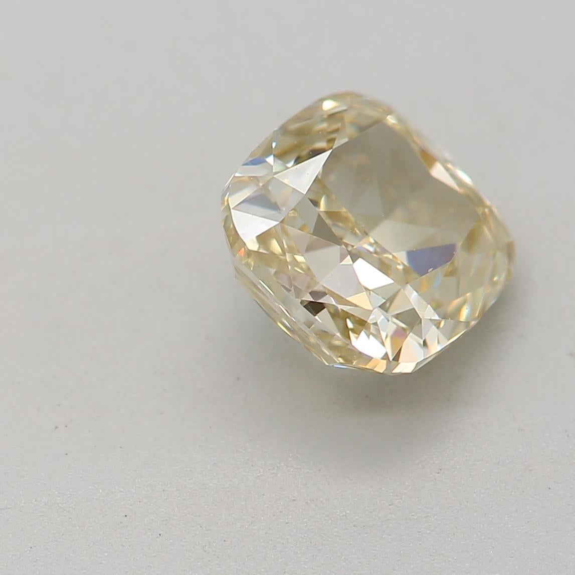 da uomo o donna Diamante certificato GIA da 1,11 carati di colore giallo bruno chiaro VS2 di chiarezza in vendita