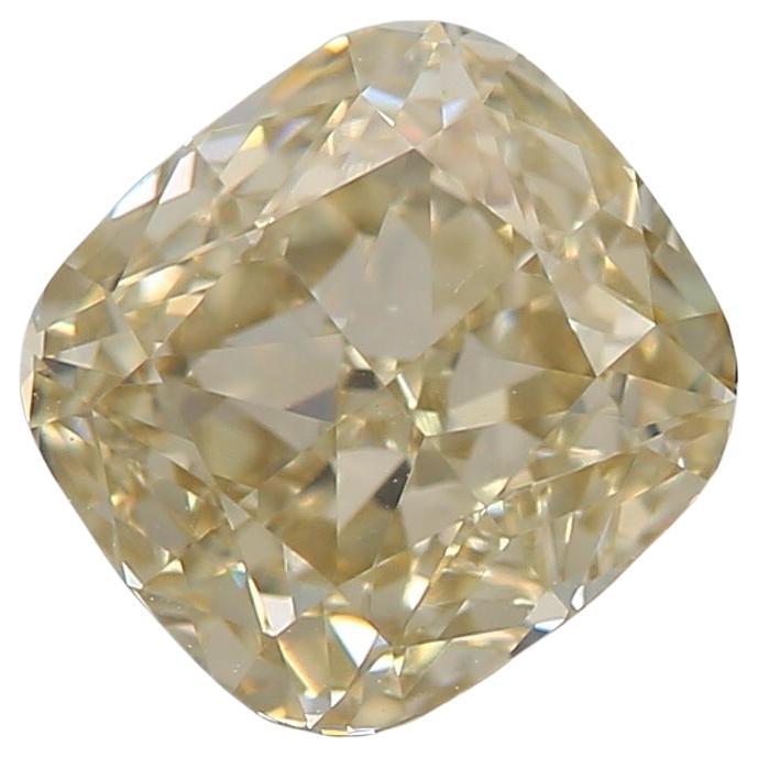 GIA Certified 1.11 Carat Fancy Light Brownish Yellow VS2 Clarity Diamond