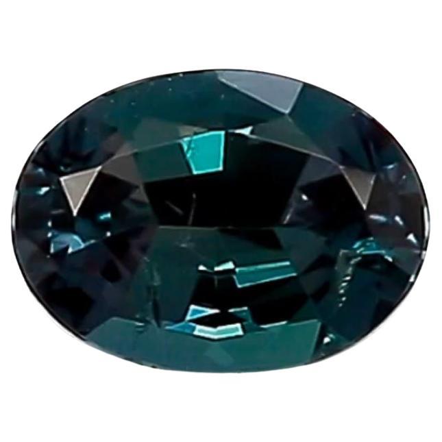 GIA Certified 1.11 Carat Natural Brazilian Color Change Alexandrite Oval Shape For Sale