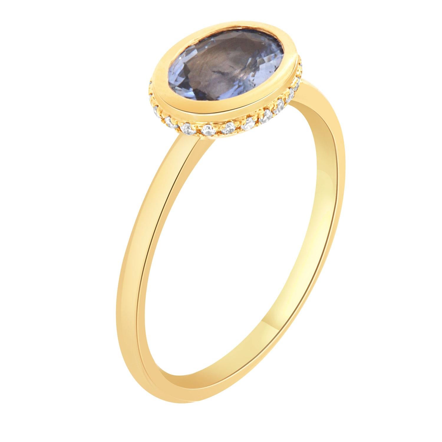ice blue sapphire ring