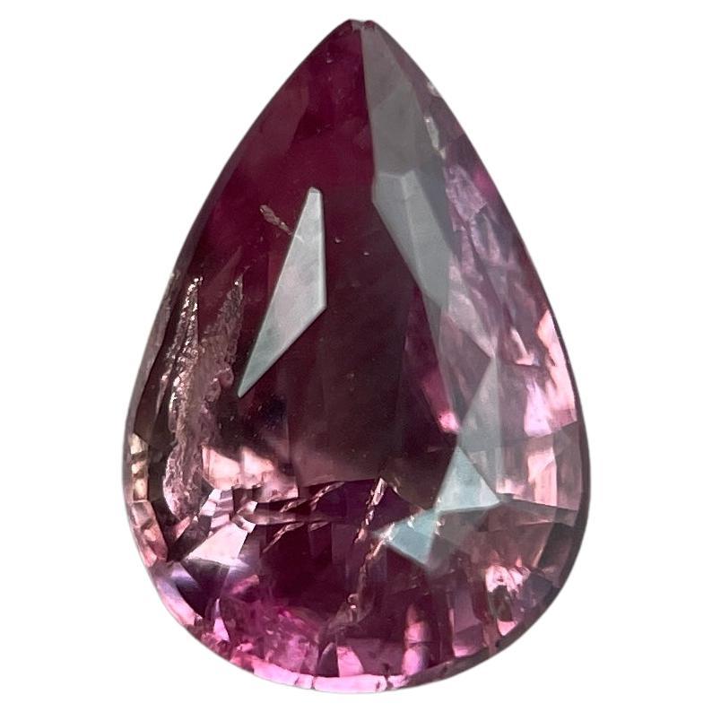 GIA certified 1.11Ct Pink Sapphire -Heated (8.07x5.73x3.53mm)