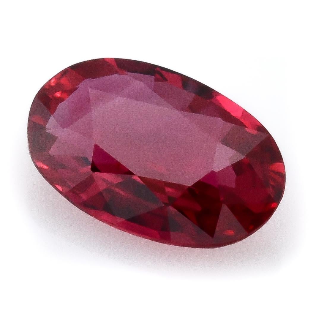 Mixed Cut GIA Certified 1.12 Сarats Unheated Mozambique Ruby For Sale