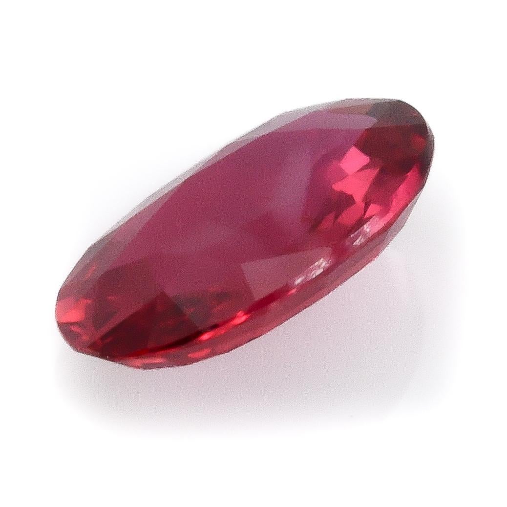 GIA Certified 1.12 Сarats Unheated Mozambique Ruby In New Condition For Sale In Los Angeles, CA