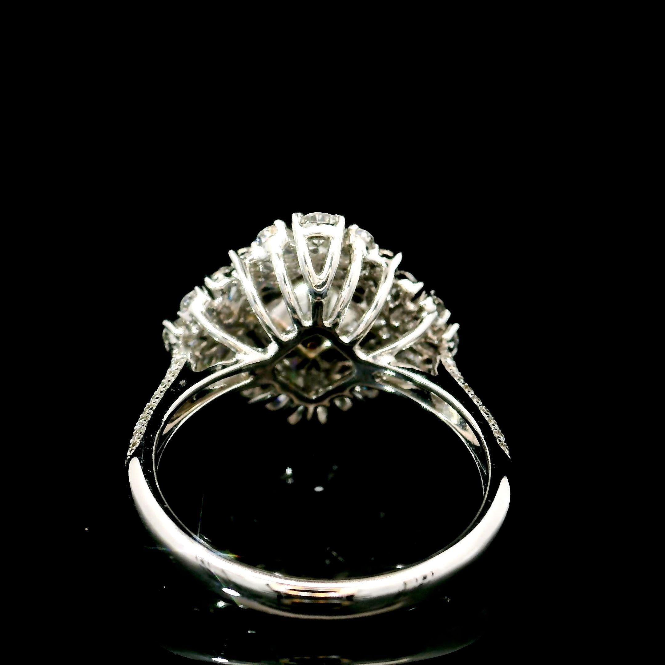 Women's or Men's GIA Certified 1.12 Carat Fancy Brownish Yellow VVS1 Clarity Diamond Ring For Sale