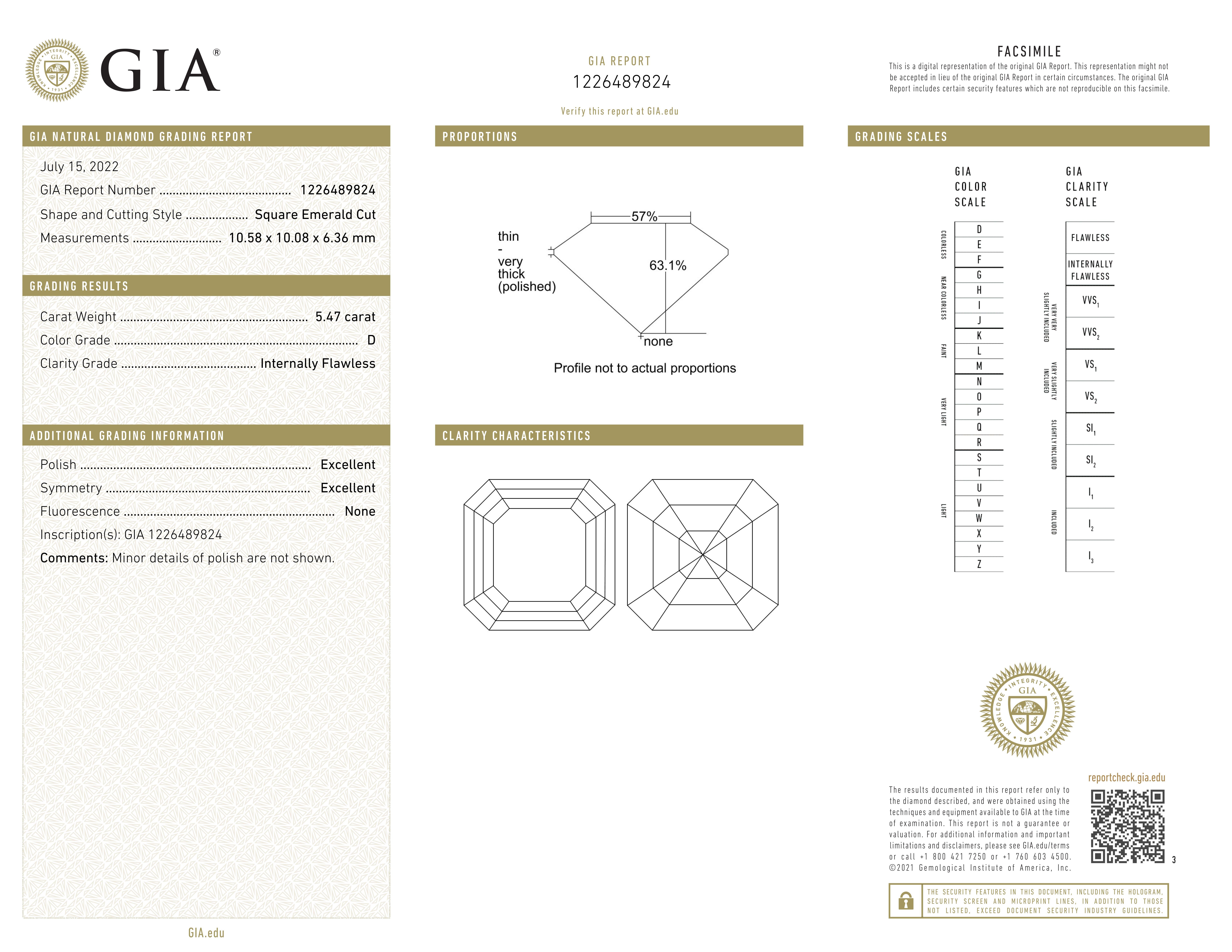 Pendientes de diamantes con forma de corte Asscher de 11.23 quilates certificados por el GIA Corte Asscher en venta